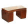 Bureau Art Déco Ralph Lauren Macassar & cuir