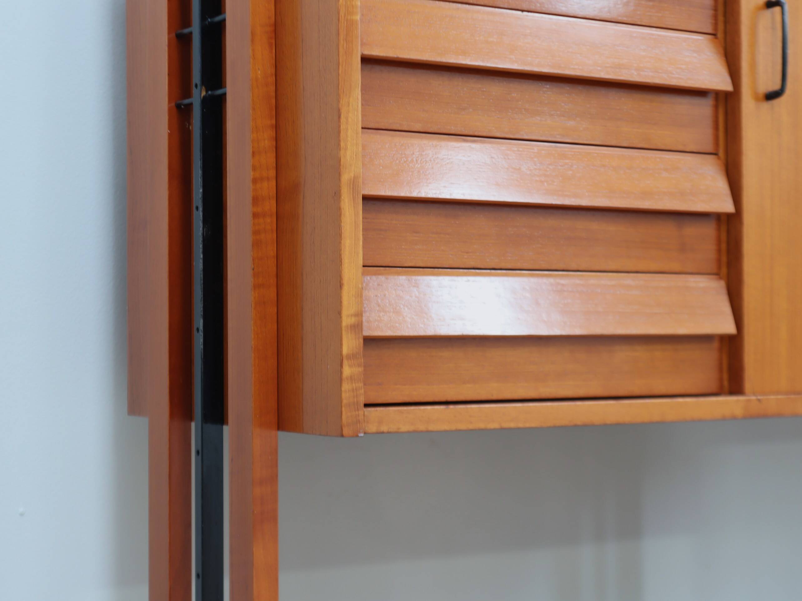 Mid-Century Italian teak bookcase / room divider AV Arredamenti 1960s