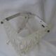 Applique d'angle en verre vintage