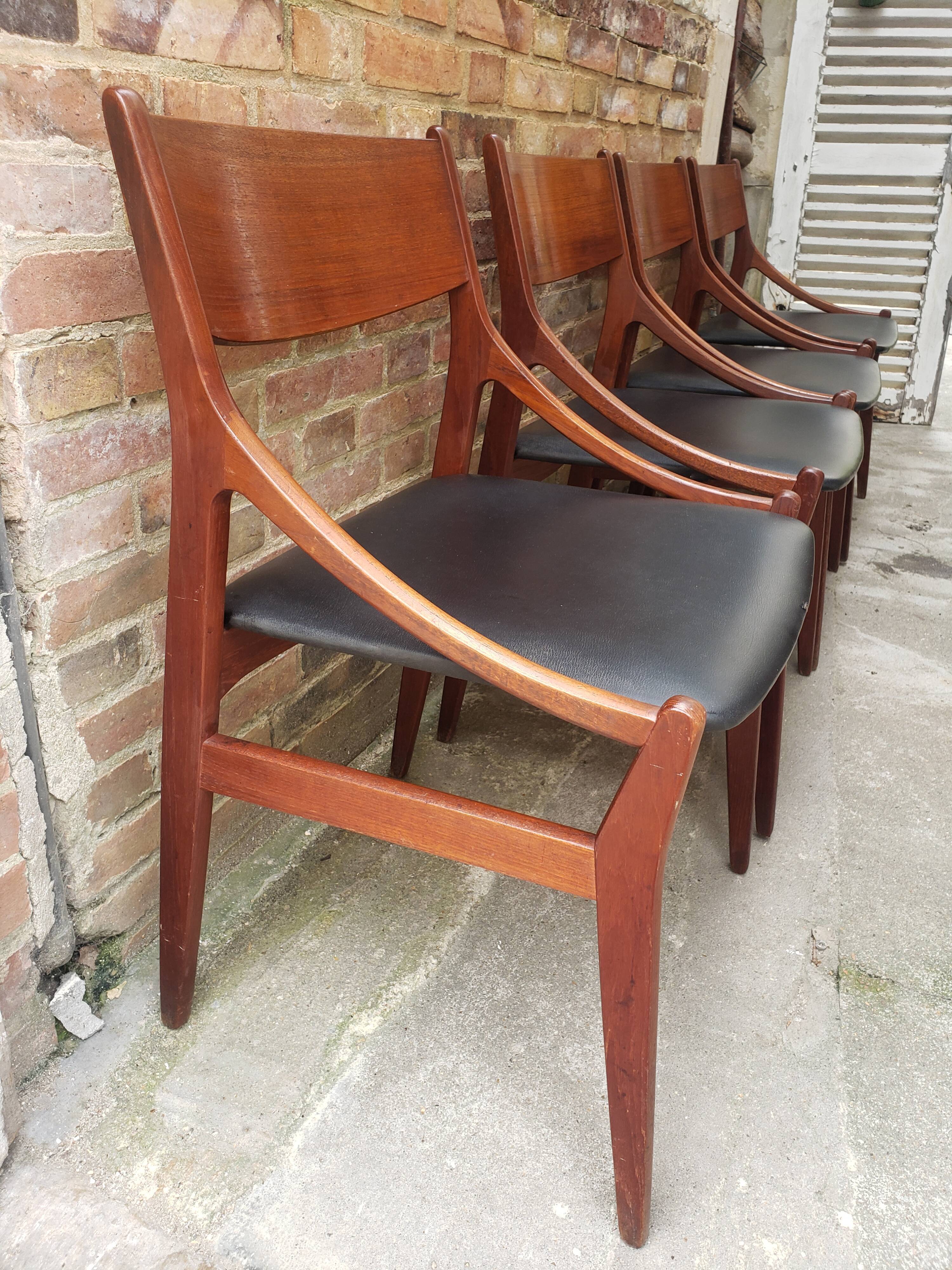 Danish Scandinavian chairs Verstevig Eriksen
