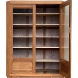 Parisian glazed wardrobe 1930 raw wood