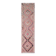 1970s Vintage Turkish Handmade Wool Cotton Pink Kilim Rug 97x158