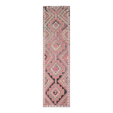 Tapis kilim turc fait main en laine et coton vintage des années 1970 97x158