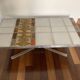 Coffee table in steel and ceramic tiles Roche Bobois