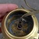Bronze chandelier and brass art deco period