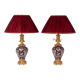 Paire de lampes en porcelaine d’Imari et bronze, circa 1880