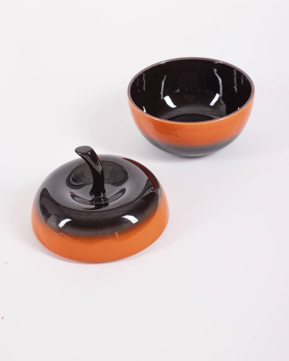 Vintage 1970s Ceramic Apple Container, Designed by Ceramica SIC