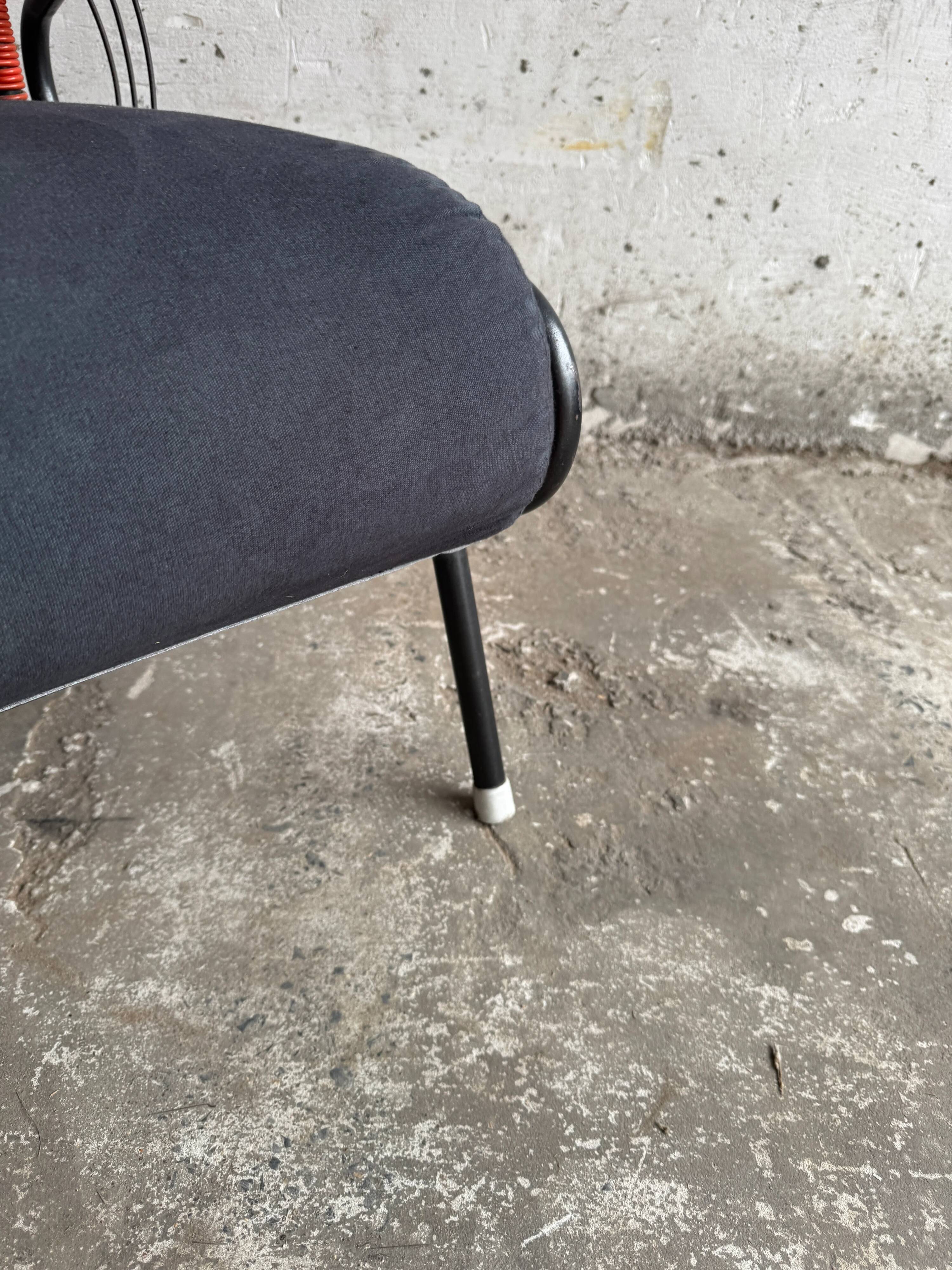Vintage Scoubidou armchair – French design from the 1950s