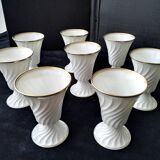 8 Haviland Limoges porcelain Mazagrans