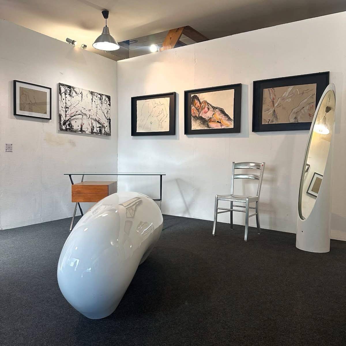 Fibreglass bench, 1970