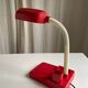 Lampe de bureau articulée rouge vintage Italy