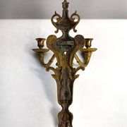 Bronze wall sconces Louis XVI, Belle Époque circa 1880–1910