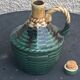 Liquor carafe, shape of Dame Jeanne Barbotine, vintage glazed ceramic