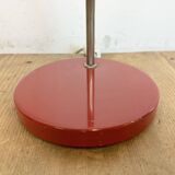 Vintage red east german table lamp from aka leuchten, 1970s