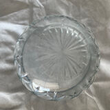 Crystal salad bowl chiseled like new