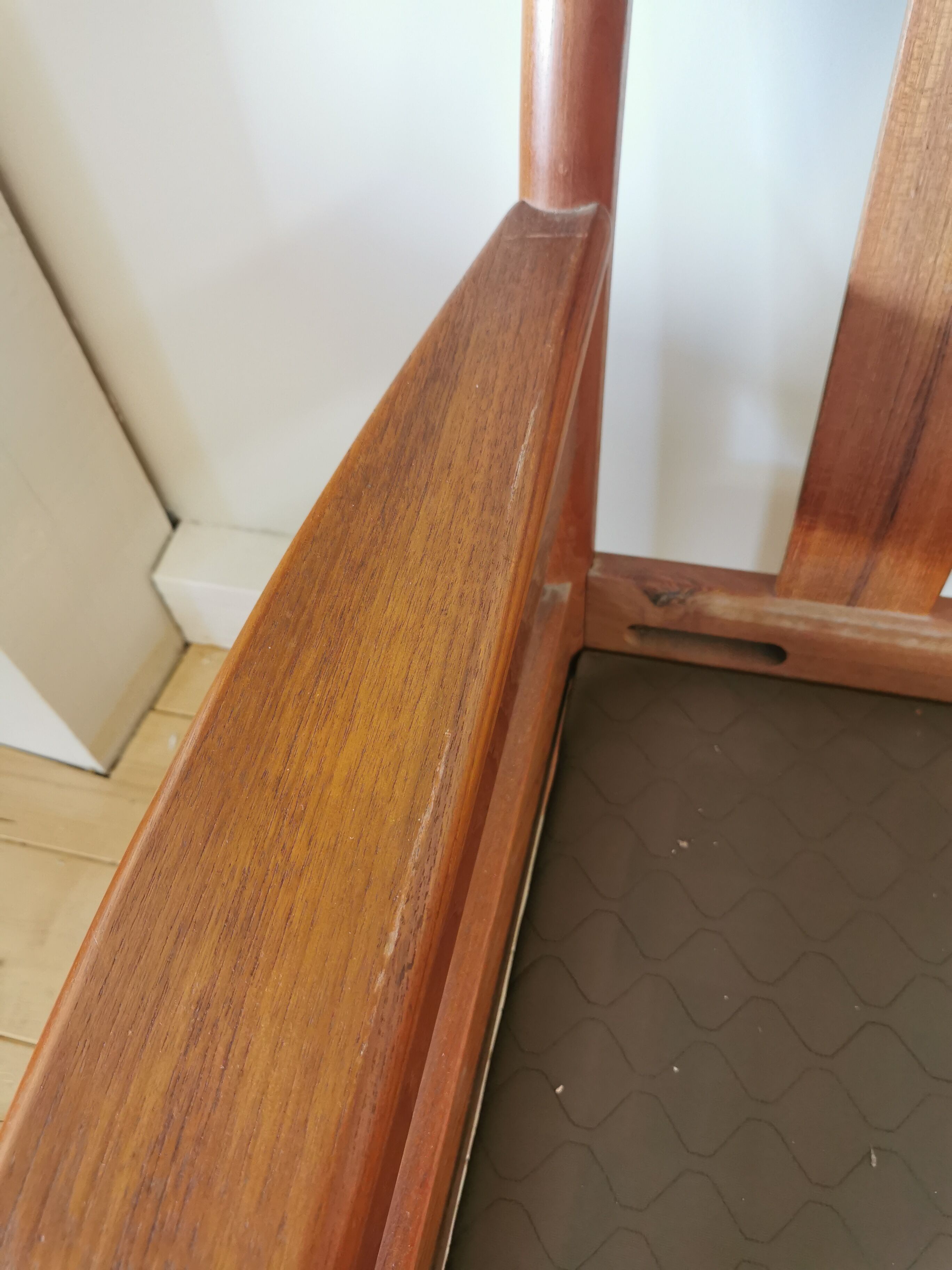 Dyrlund leather sofa from the 60s