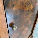 Bedside table / nightstand / column / Somno / Vintage mahogany stand