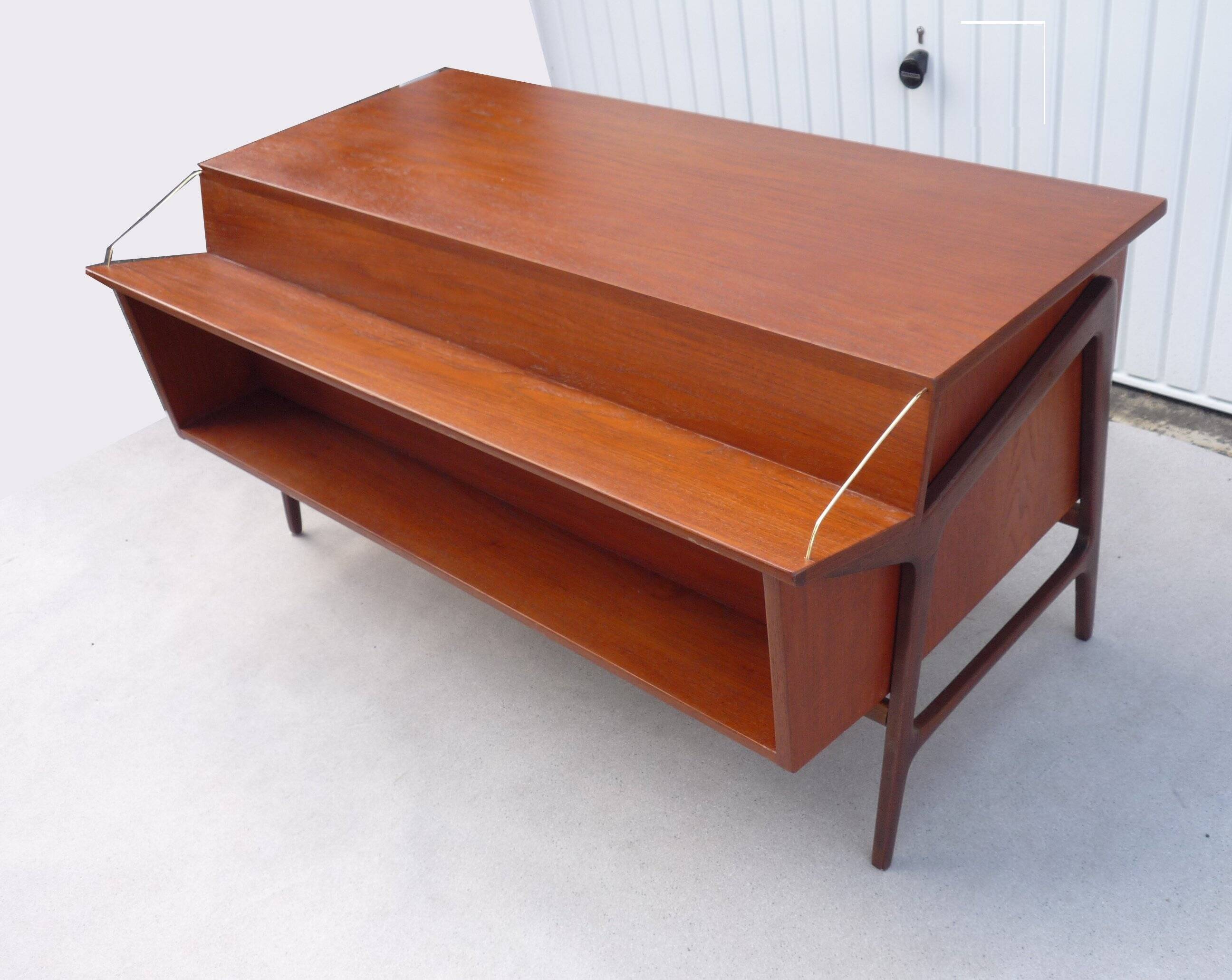 Bureau teck vintage