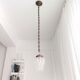 Vintage 1930s small Art Deco hanging lamp