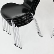Chaises de salle à manger 'Butterfly' Arne Jacobsen 3107 Fritz Hansen Danemark 1967