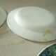 Assiettes en faience fine de forges les eaux decor a l'eponge fin 19 eme