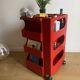 Boby red server by Joe Colombo editions Bieffeplast made in Italy