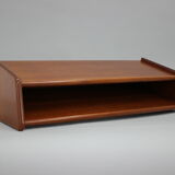 1960s teak floating wall shelf, denmark