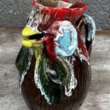 Vallauris Ceramic Rooster Pitcher - 1970s - H 20 cm