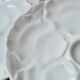 Nine Bavarian porcelain oyster plates