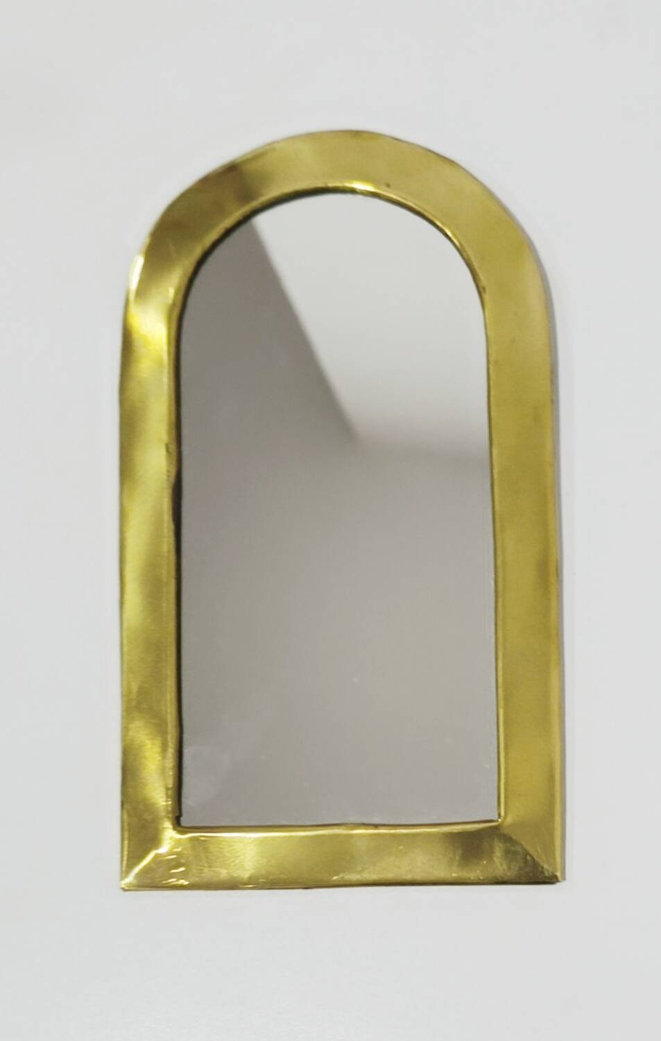 Handcrafted mirror made of brass in Morocco 25cm