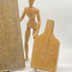 Trio de planches à découper, billots,  anciennes, vintage