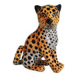 Léopard en céramique