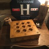 Carved candle holder "Pierre de Jaisalmer"