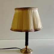 Table lamp in brass and Bakelite - mid 20th century