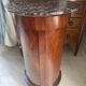 Somno Epoque Empire - Beautiful flamed mahogany - Original grey Sainte-Anne marble
