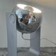 Pair of Eyeball lamps in chrome metal and aluminium