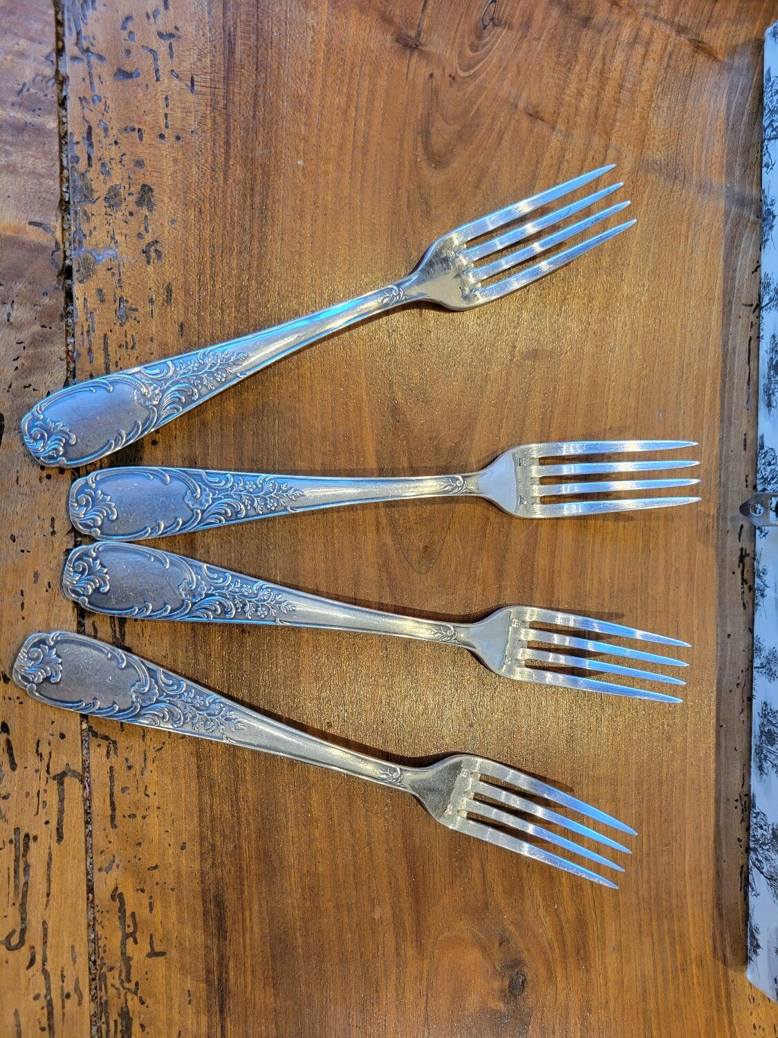 49-piece silver flatware set