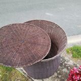 Large basket with lid