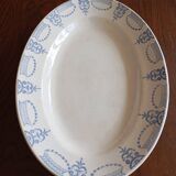 Oval ironstone dish from Moulin des Loups & Hamage, 'Colonial' model