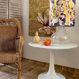 Table basse pied tulipe vintage