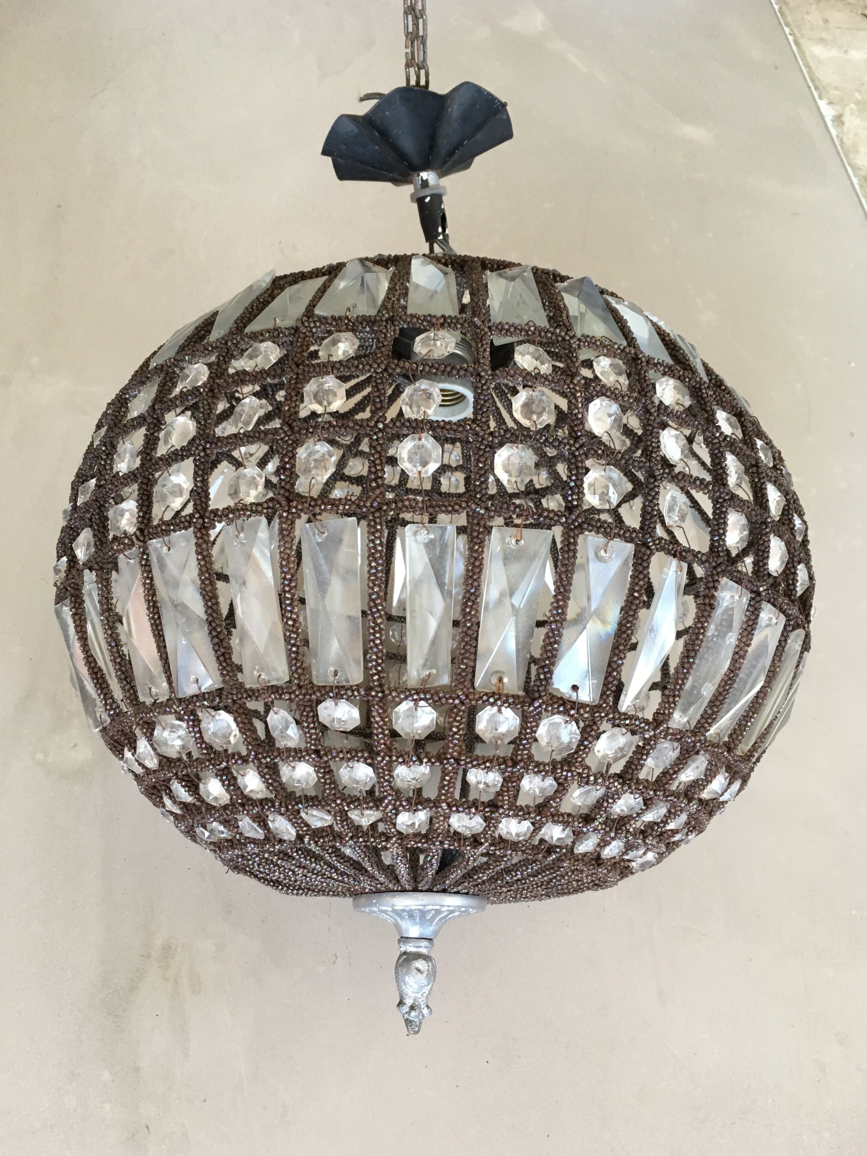 Old stamp ball hanging lamp
