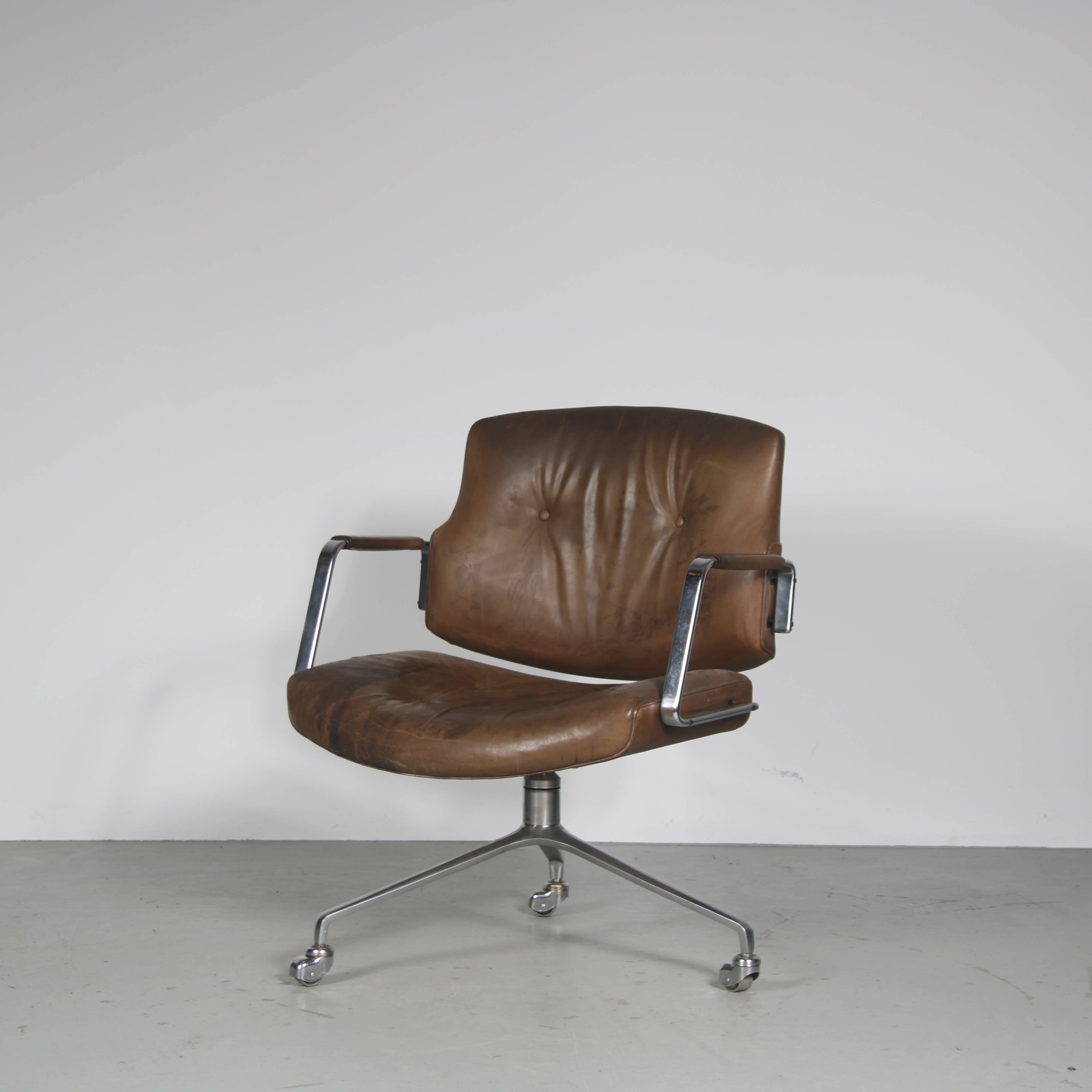 Conference Chair by Preben Fabricius & Jorgen Kastholm for Kill International, Denmark 1970