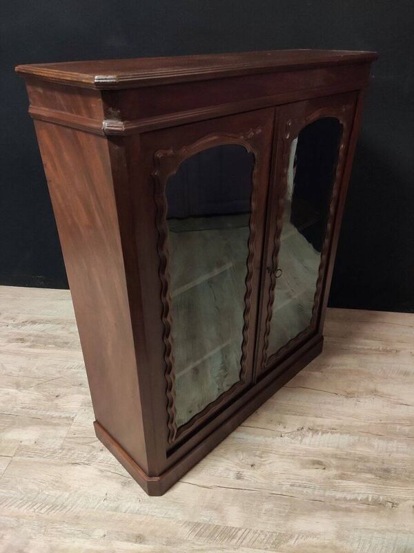 Bibus Vitré Napoléon III En Acajou