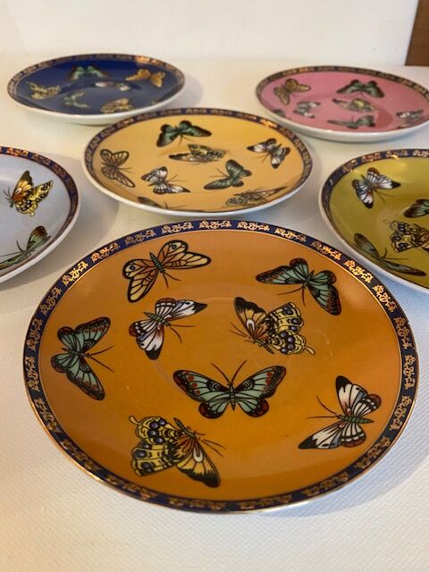 6 Saucers "butterflies"