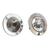 Pair of Targetti chrome spotlights