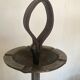 Bronze, steel and leather ashtray by JP Ryckaert, 1970 brutalist.