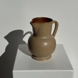 Vintage stoneware round carafe