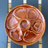 Set of 4 oyster plates