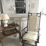 English rocking chair turned wood