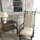 English rocking chair turned wood